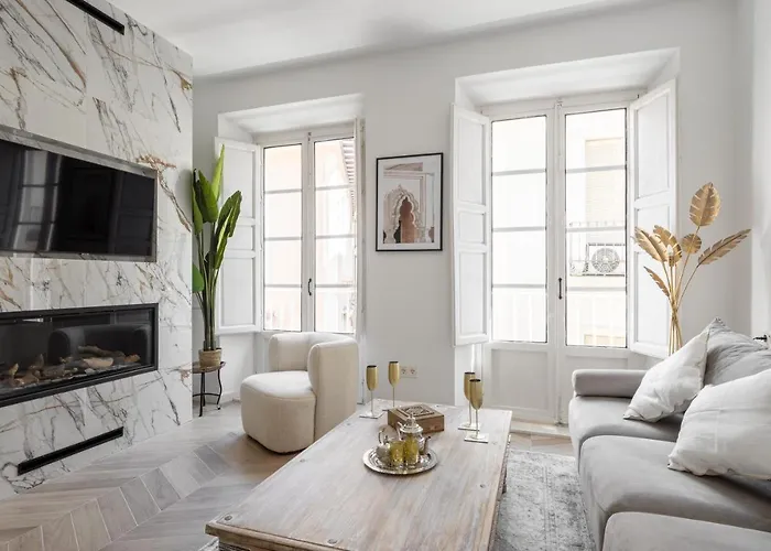 Arabica Suites - Lujosos Apartamentos con Chimenea en Granada - Centro